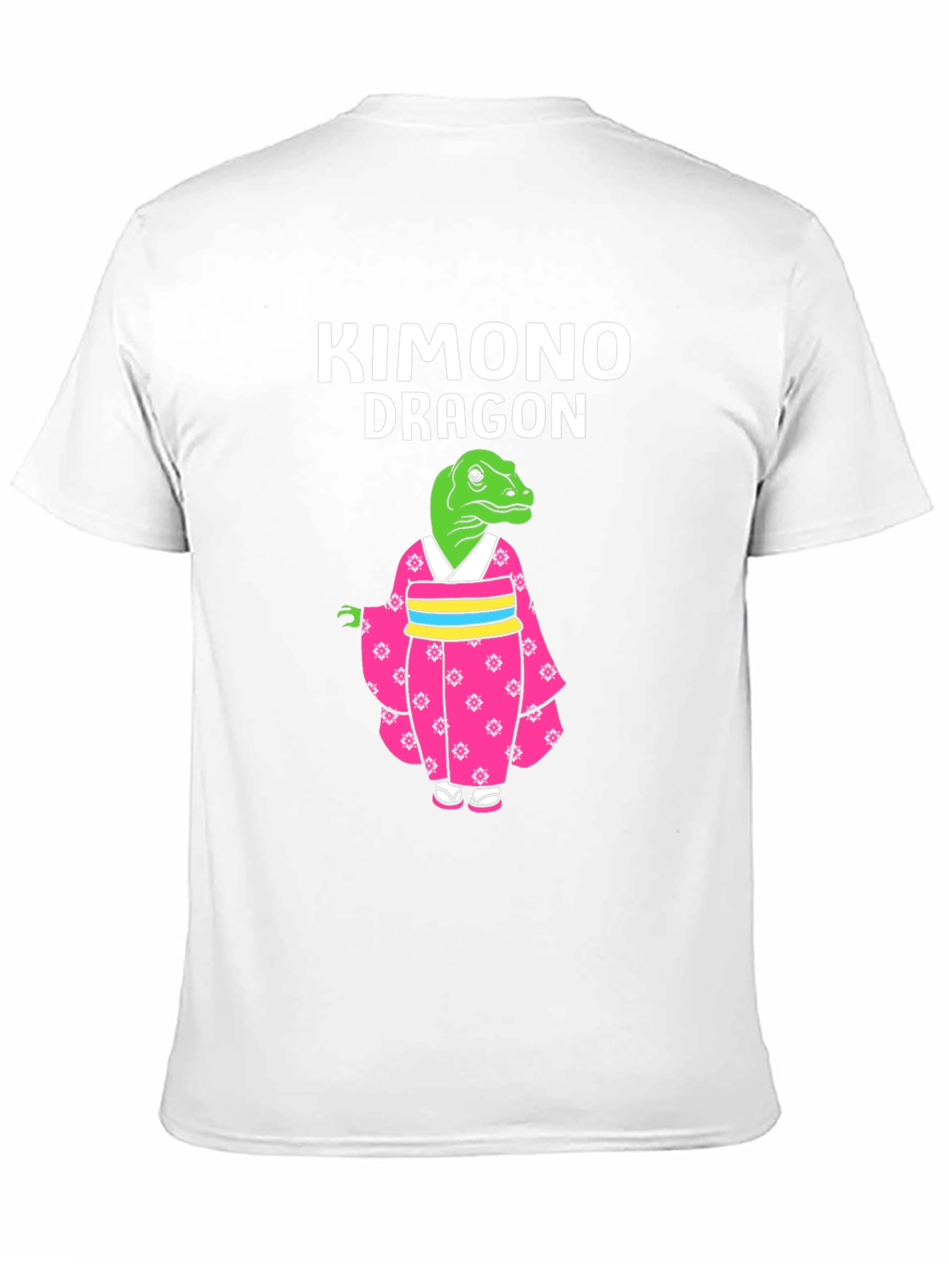 Kimono Dragon Graphic T-Shirt