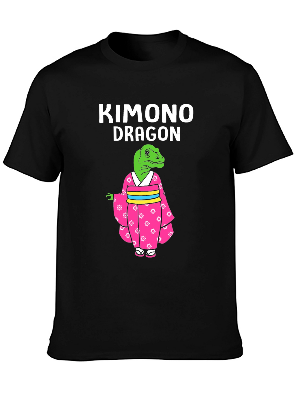 Kimono Dragon Graphic T-Shirt