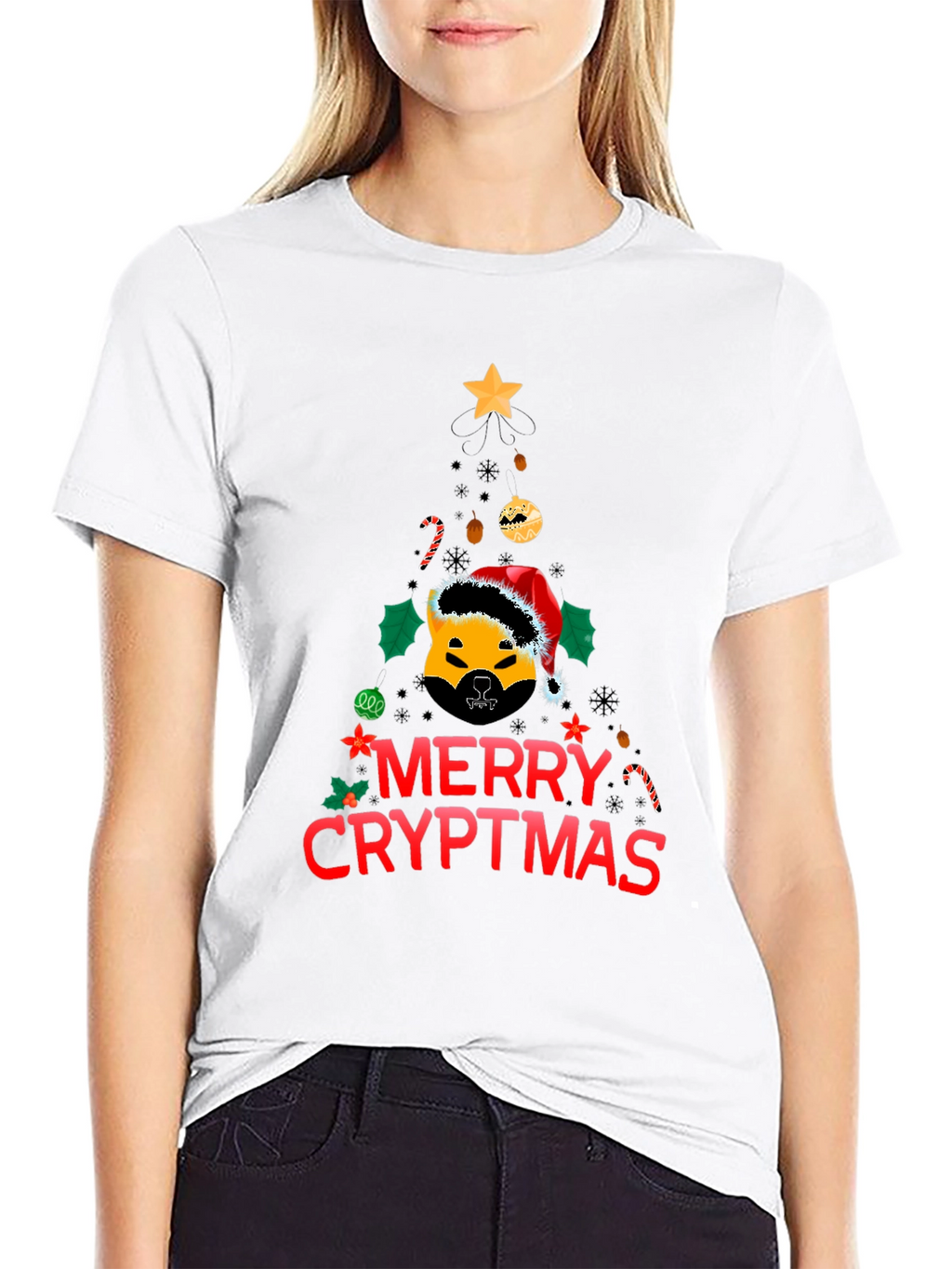 Merry Cryptmas T-Shirt - Doge Holiday Tee