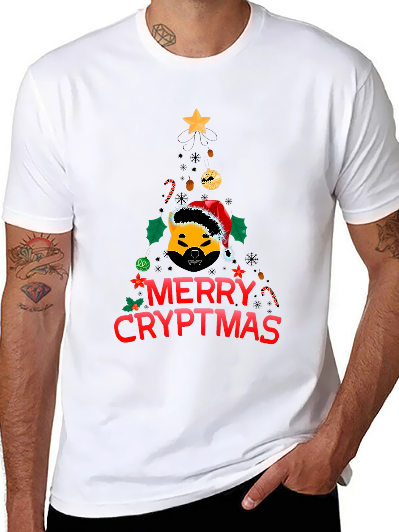Merry Cryptmas T-Shirt - Doge Holiday Tee