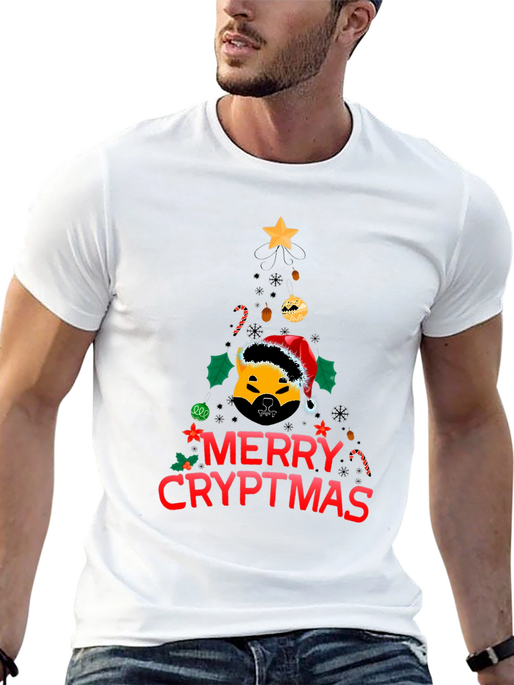 Merry Cryptmas T-Shirt - Doge Holiday Tee