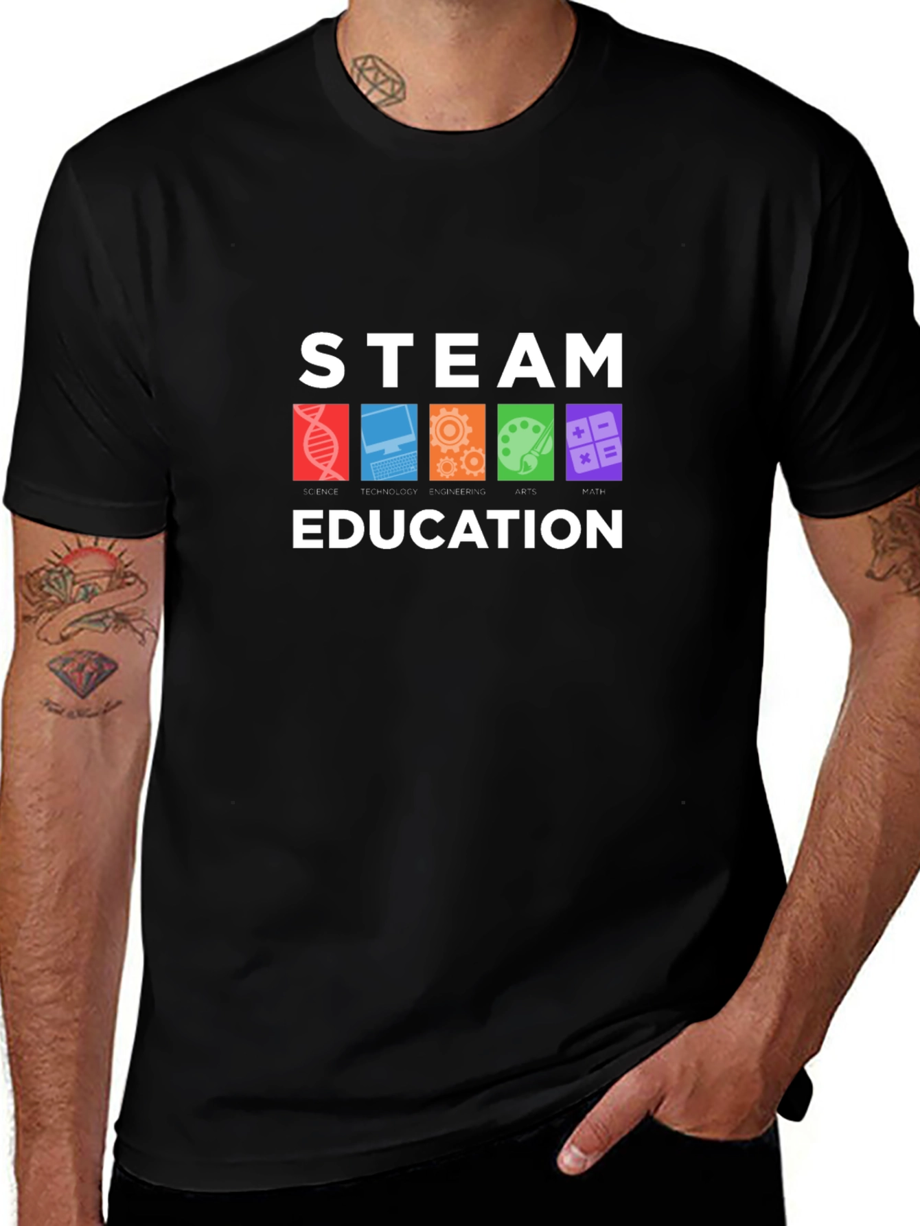 STEAM Education Graphic T-Shirt