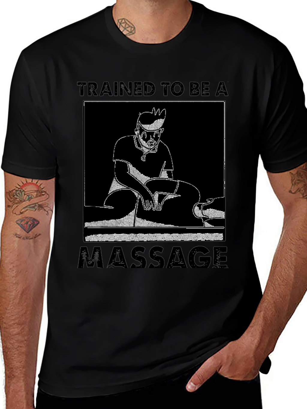Trained To Be A Massage T-Shirt