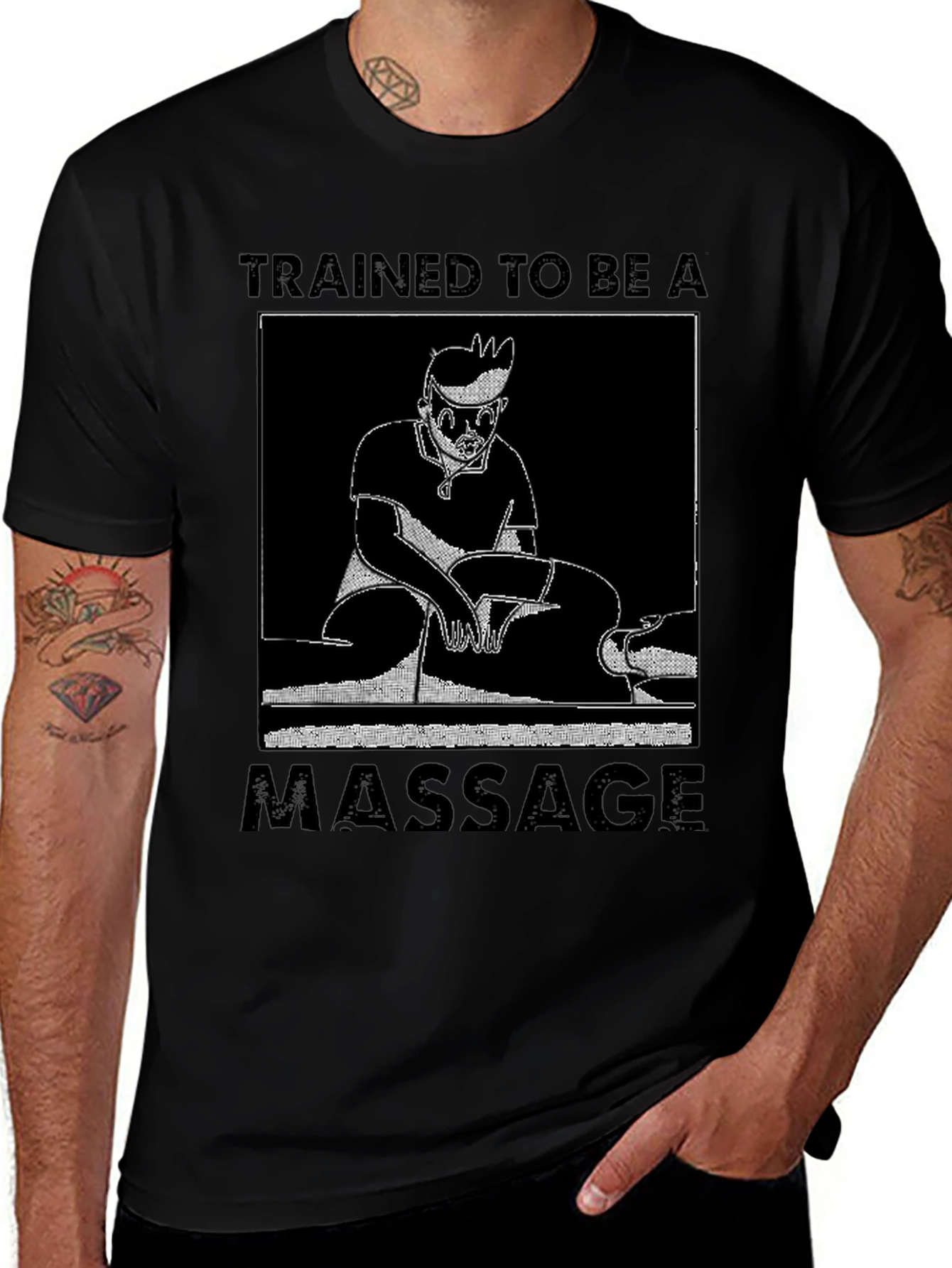 Trained To Be A Massage T-Shirt