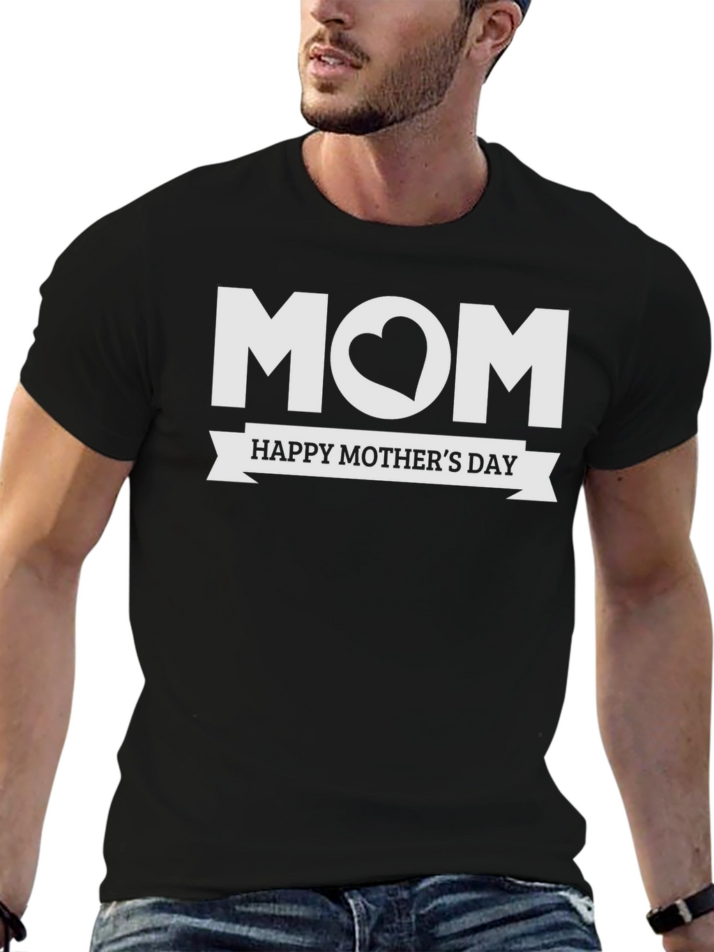 Mom Heart Happy Mothers Day T-Shirt