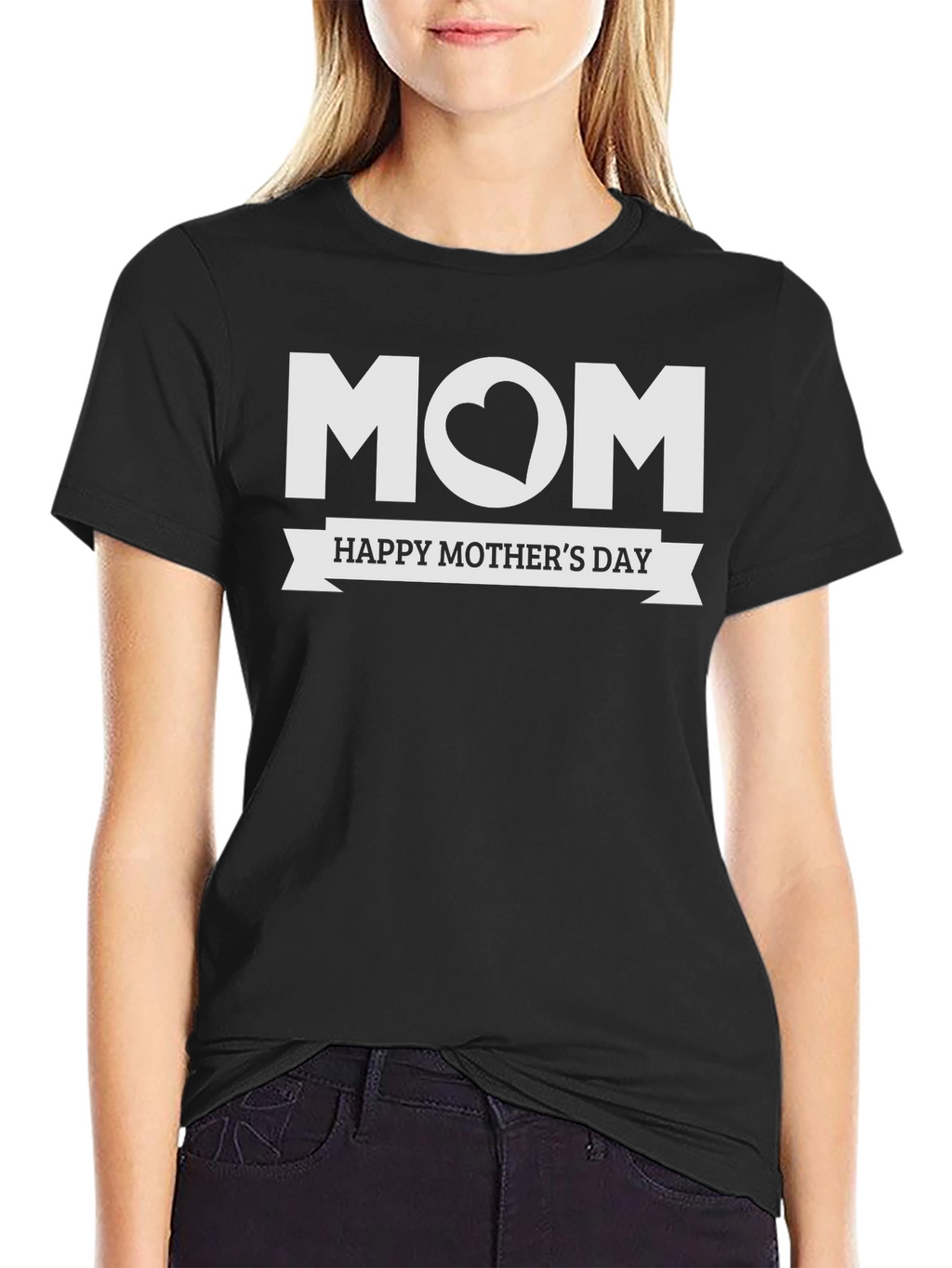 Mom Heart Happy Mothers Day T-Shirt