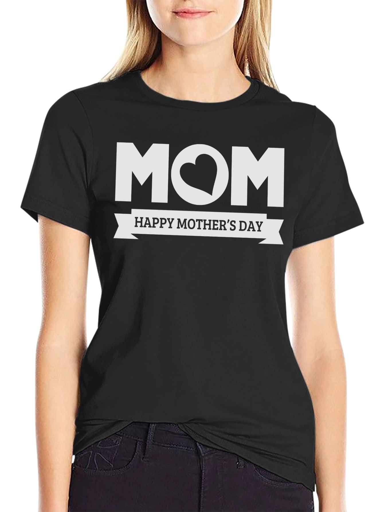 Mom Heart Happy Mothers Day T-Shirt