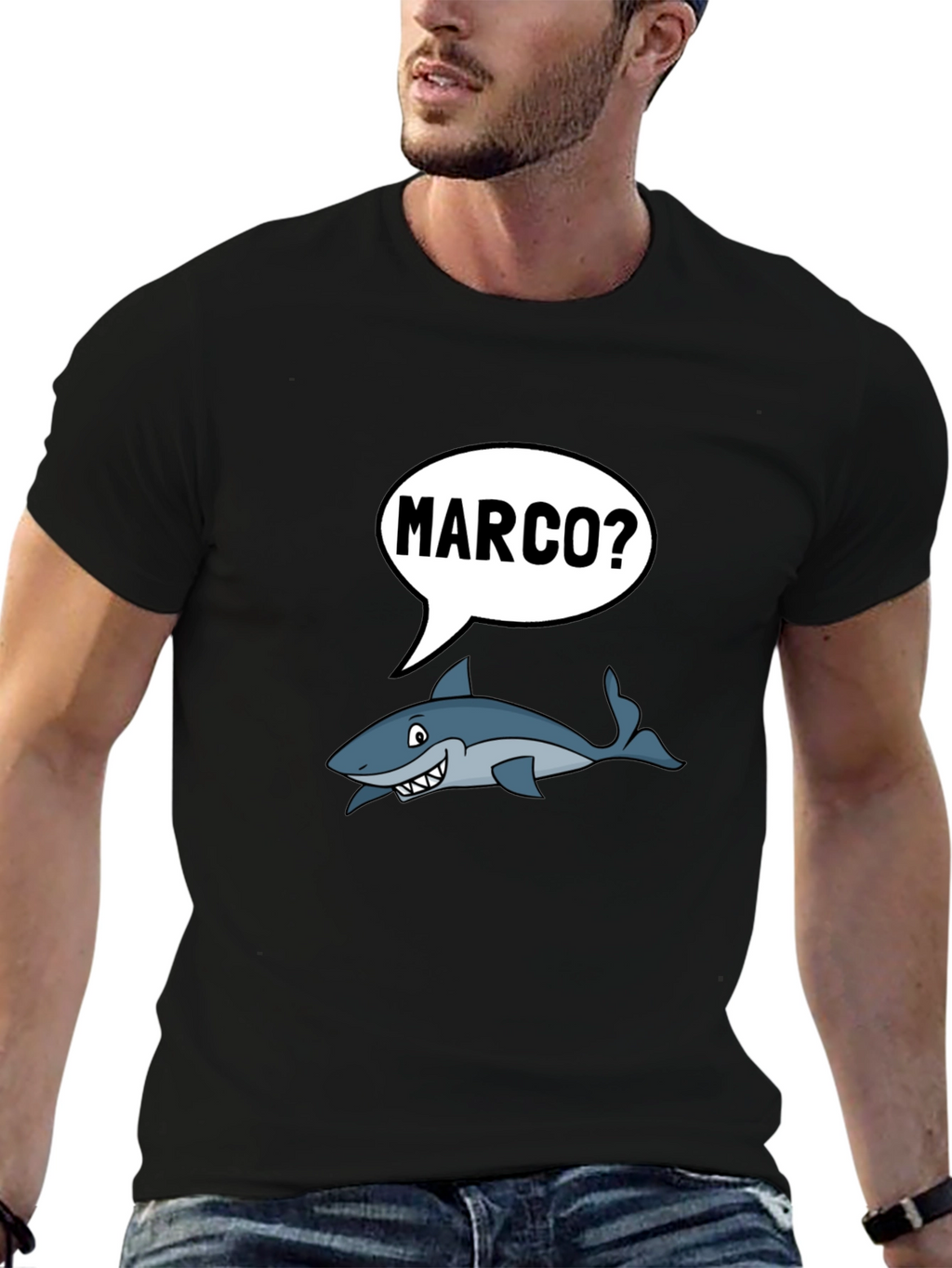 Marco Shark T-Shirt - Funny Ocean Humor Tee