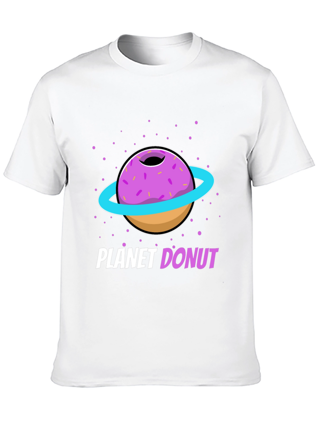 Planet Donut Graphic T-Shirt - Stylish Unisex Tee