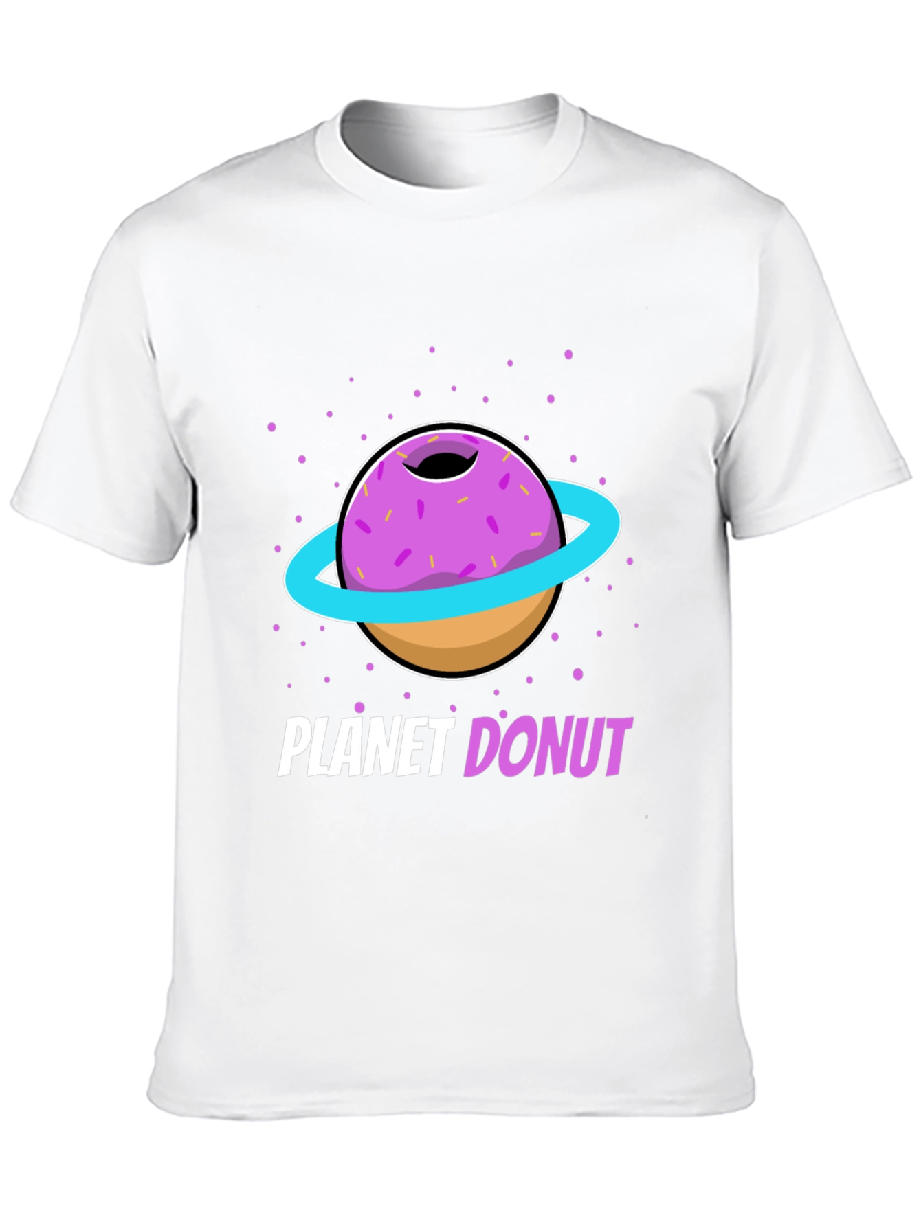 Planet Donut Graphic T-Shirt - Stylish Unisex Tee