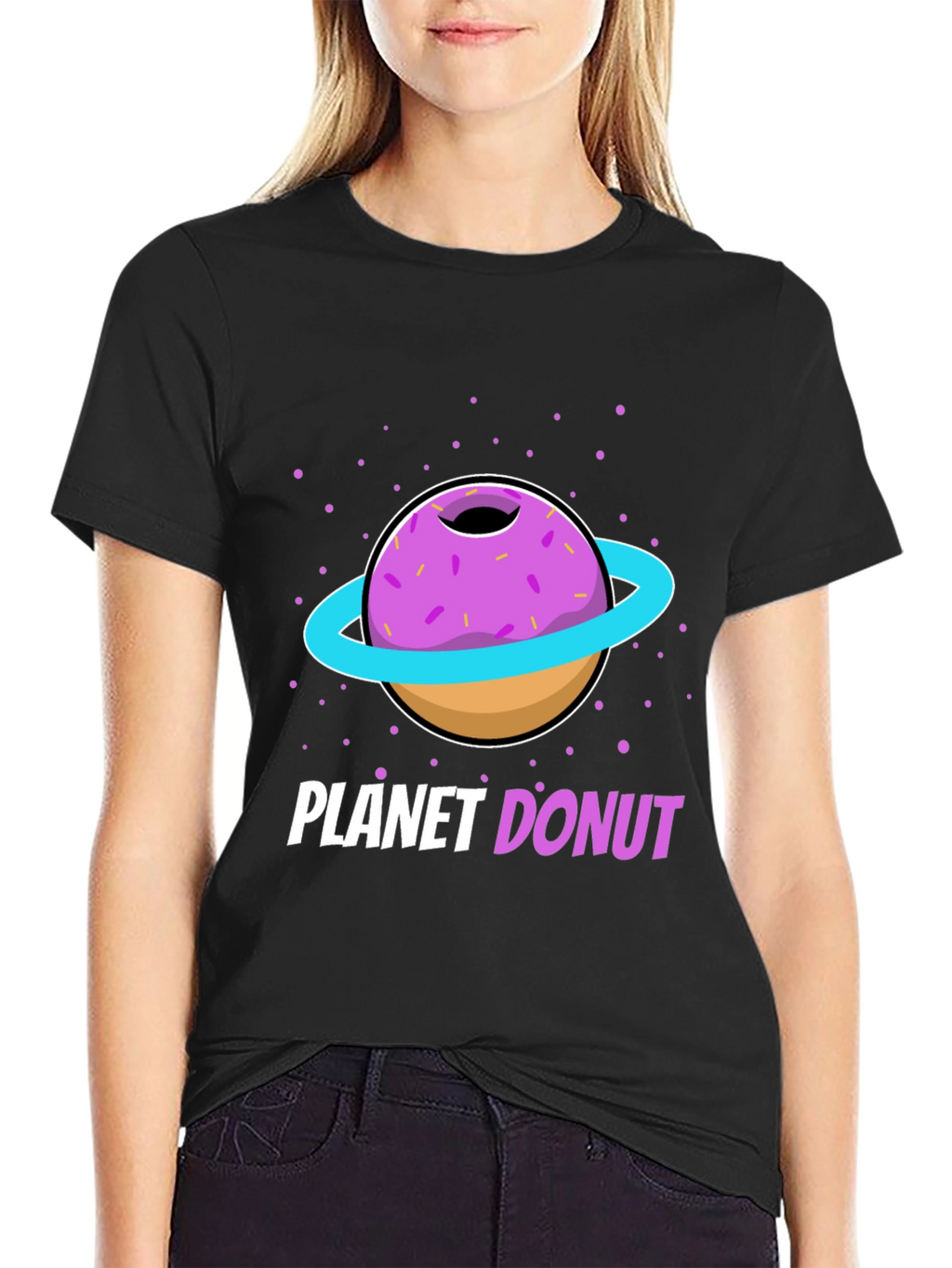 Planet Donut Graphic T-Shirt - Stylish Unisex Tee