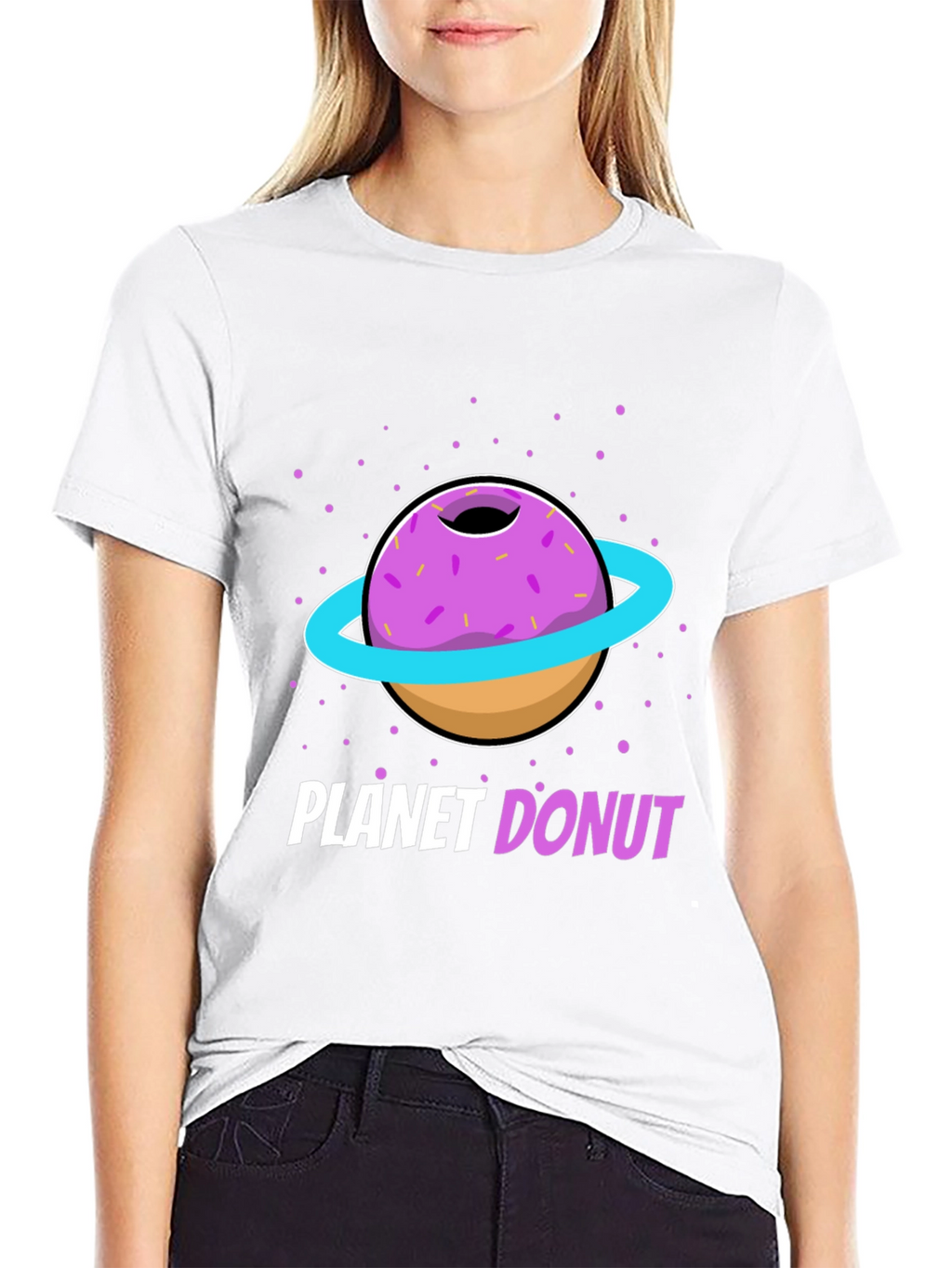 Planet Donut Graphic T-Shirt - Stylish Unisex Tee