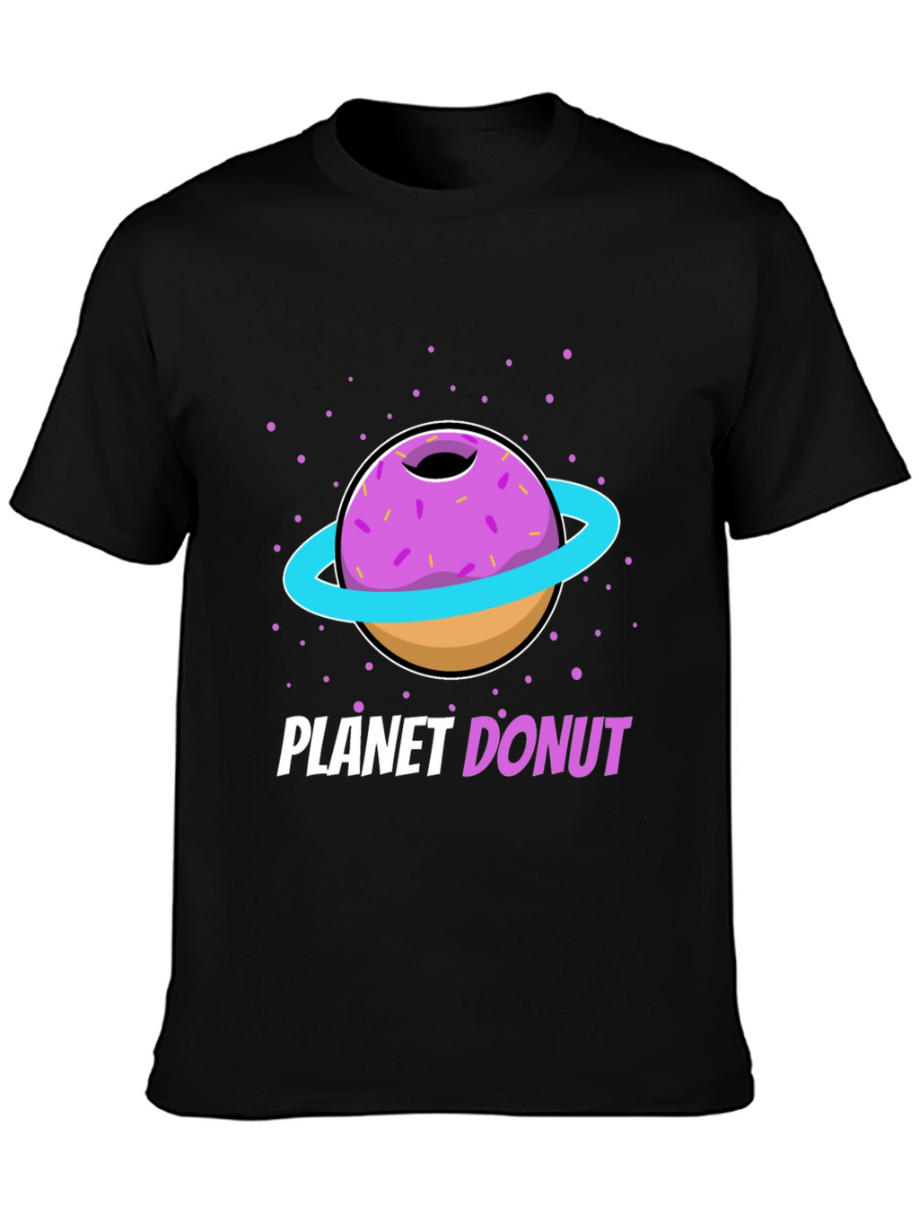 Planet Donut Graphic T-Shirt - Stylish Unisex Tee