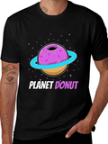 Planet Donut Graphic T-Shirt - Stylish Unisex Tee