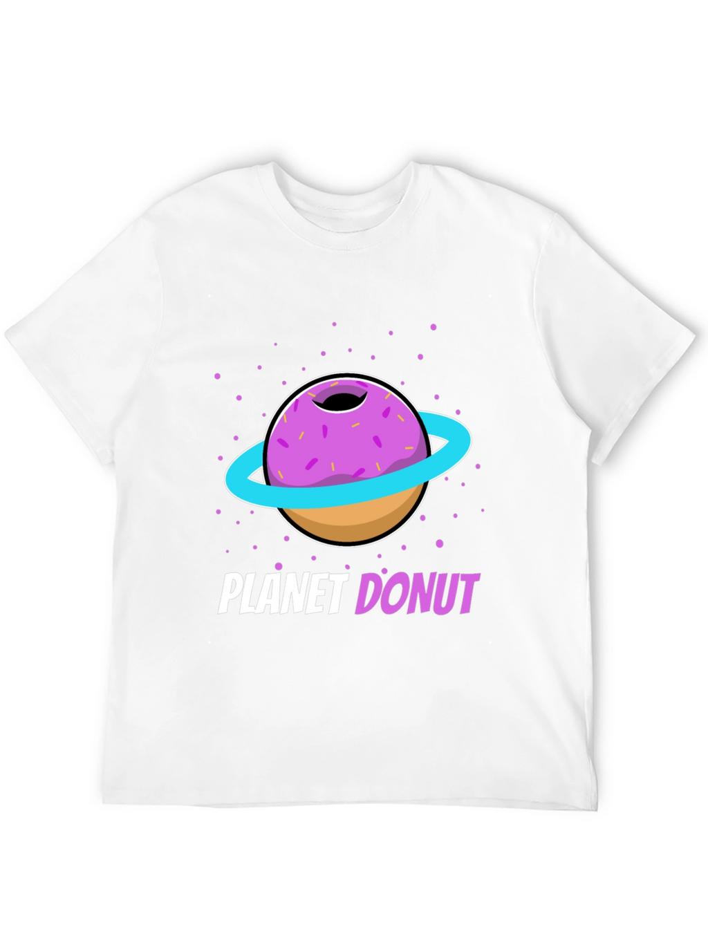 Planet Donut Graphic T-Shirt - Stylish Unisex Tee
