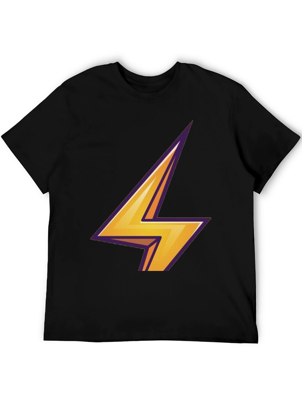 Lightning Bolt Graphic Tee - Black T-Shirt