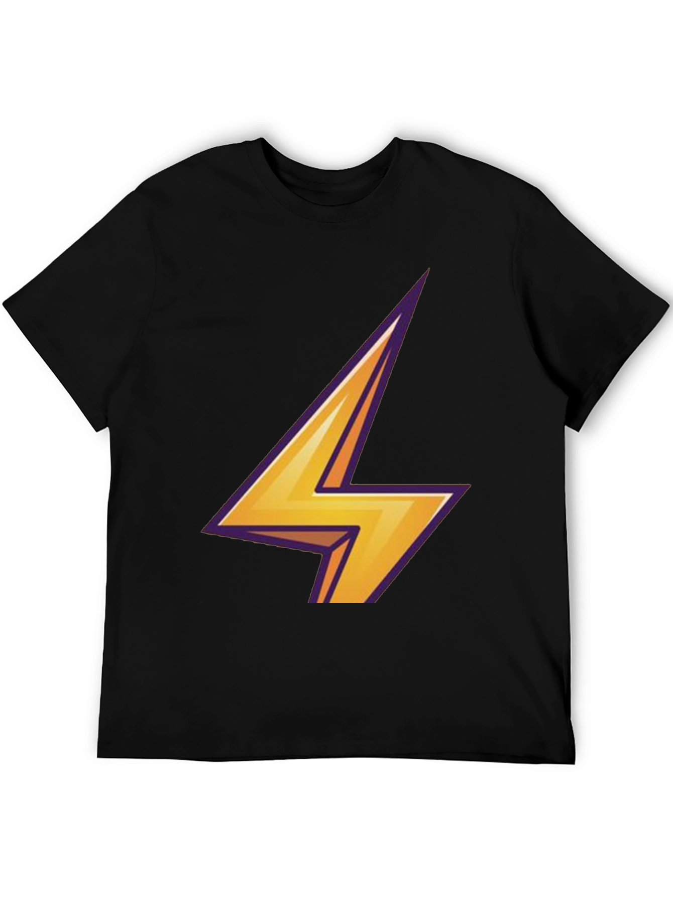Lightning Bolt Graphic Tee - Black T-Shirt