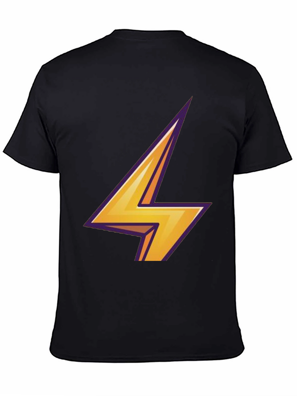Lightning Bolt Graphic Tee - Black T-Shirt
