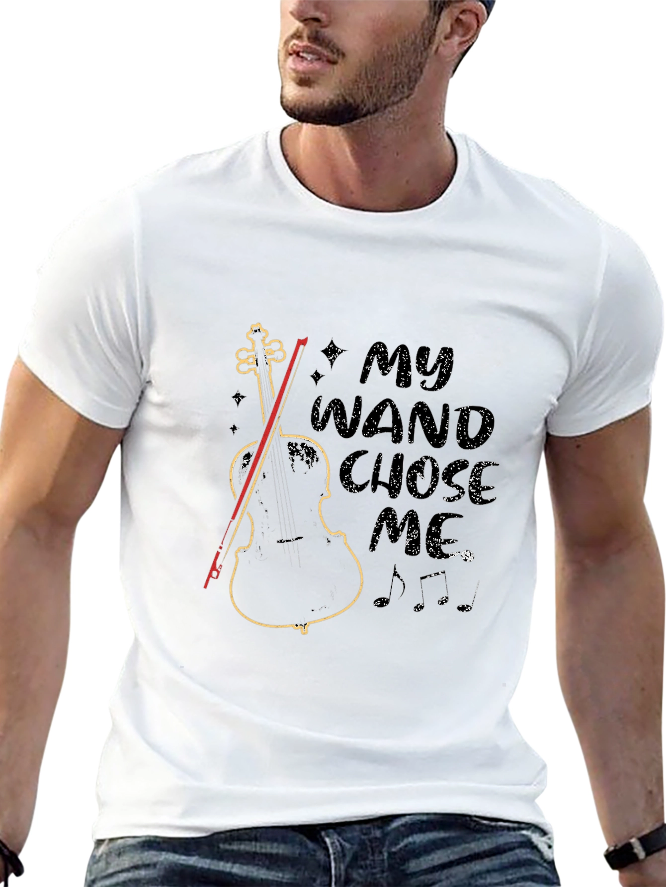 Violin T-Shirt: My Wand Chose Me
