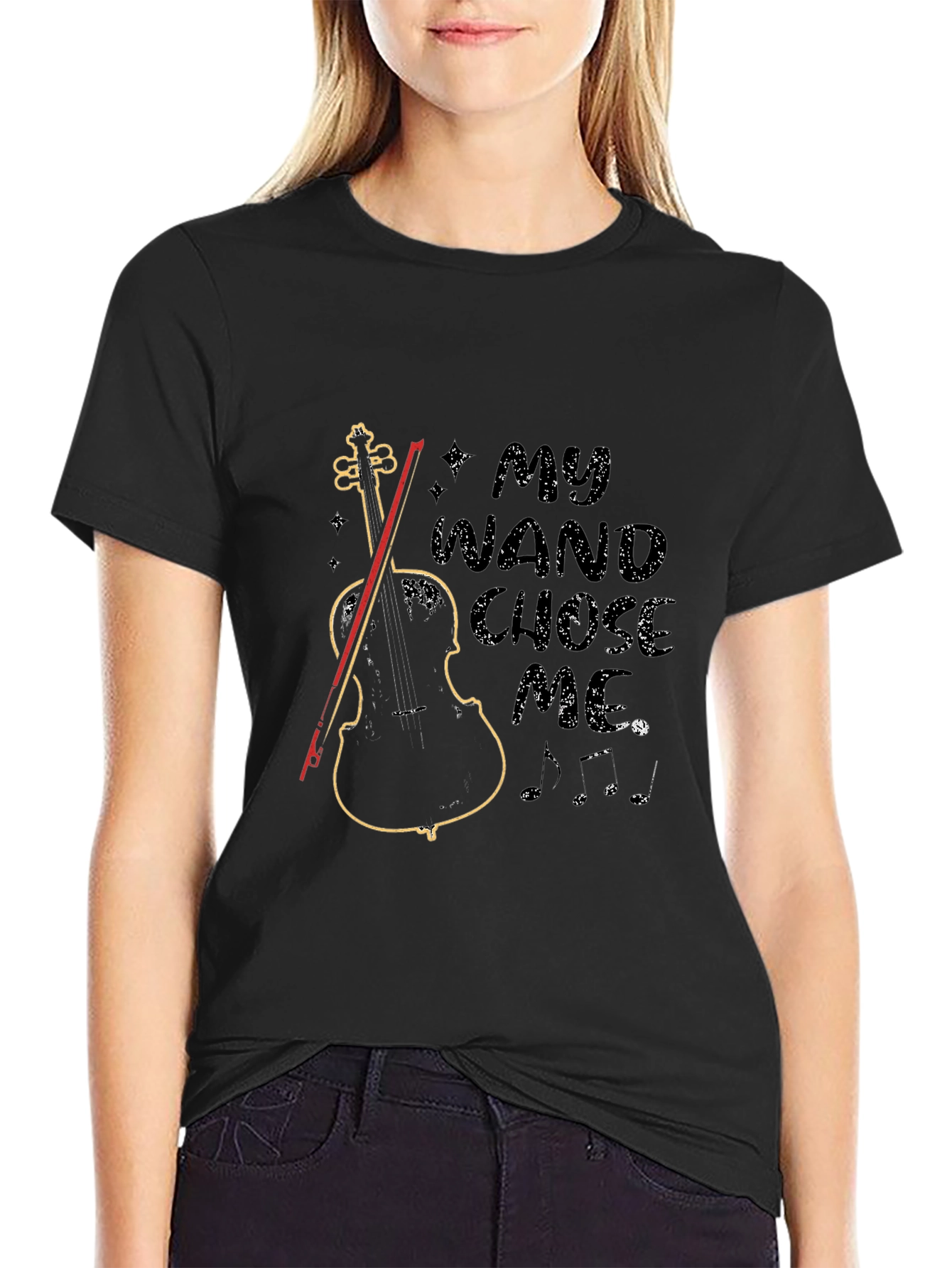 Violin T-Shirt: My Wand Chose Me