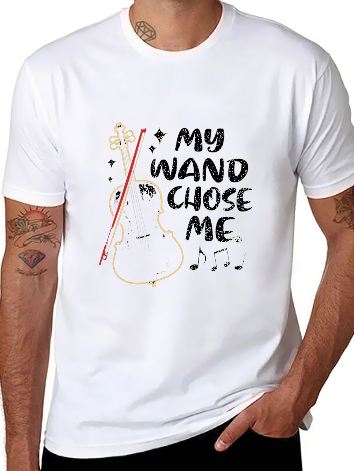 Violin T-Shirt: My Wand Chose Me