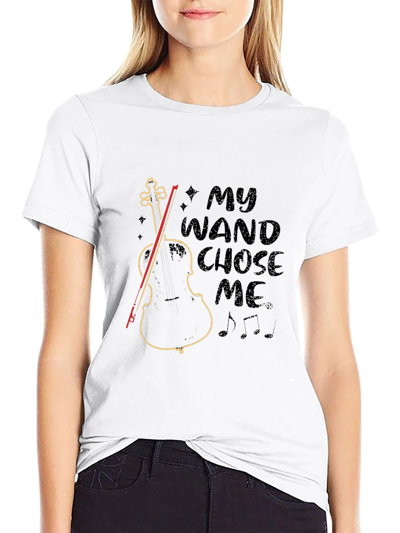 Violin T-Shirt: My Wand Chose Me