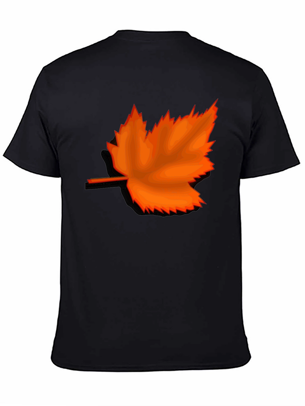 Autumn Maple Leaf Graphic Tee - Stylish Casual Wear
