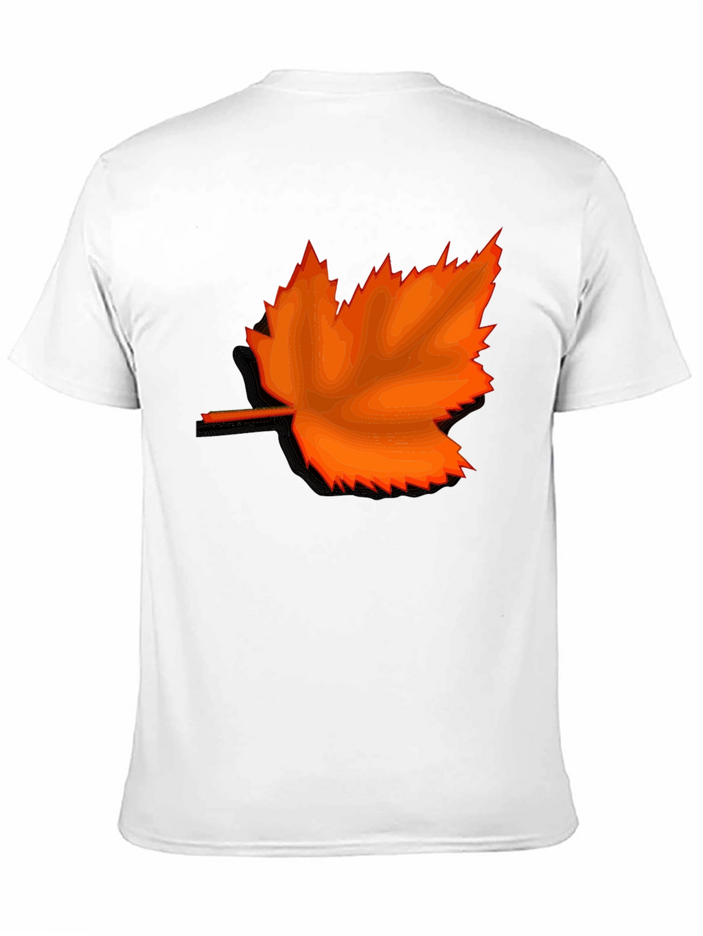Autumn Maple Leaf Graphic Tee - Stylish Casual Wear