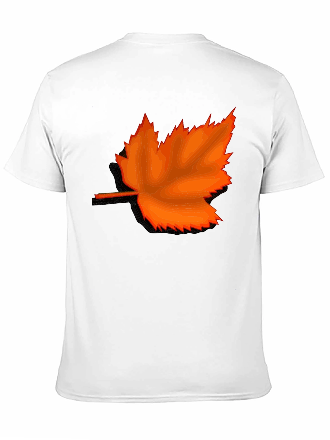 Autumn Maple Leaf Graphic Tee - Stylish Casual Wear