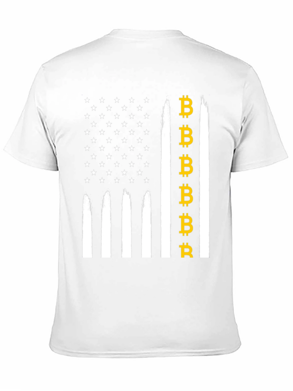 Bitcoin USA Flag Graphic Tee