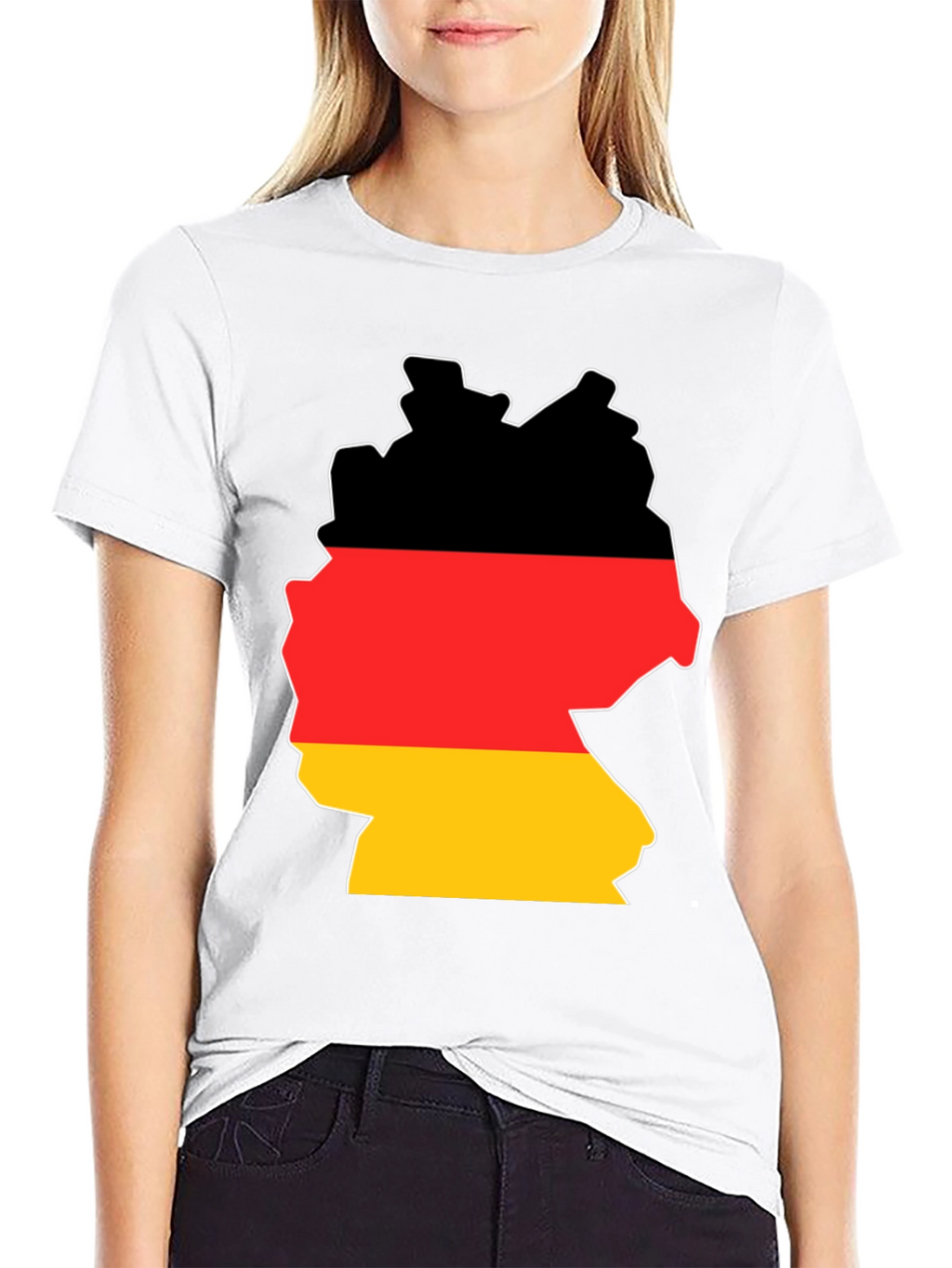 Germany Flag Map T-Shirt