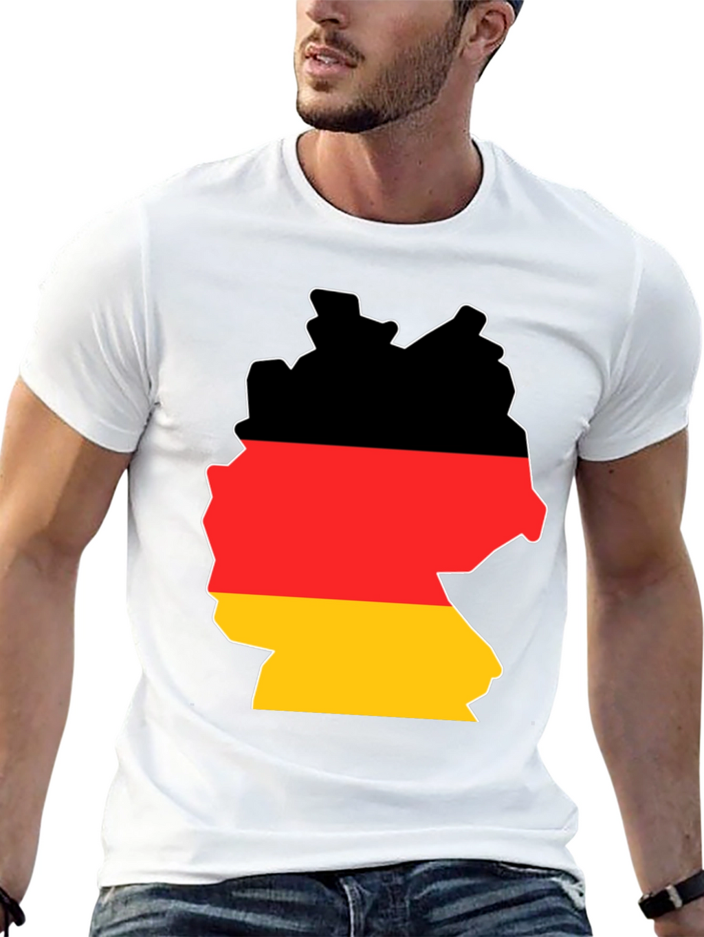 Germany Flag Map T-Shirt