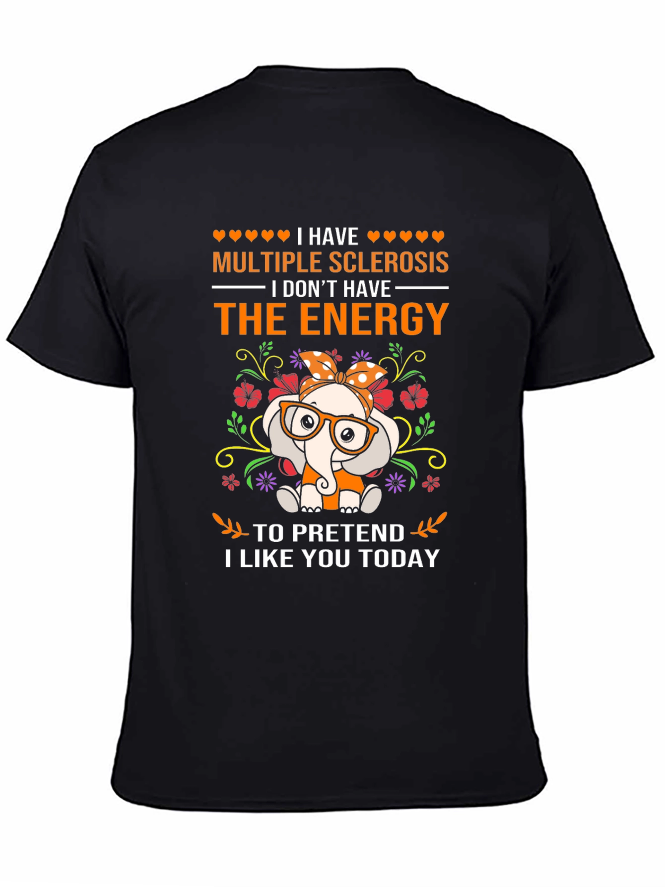 Multiple Sclerosis Awareness Elephant T-Shirt