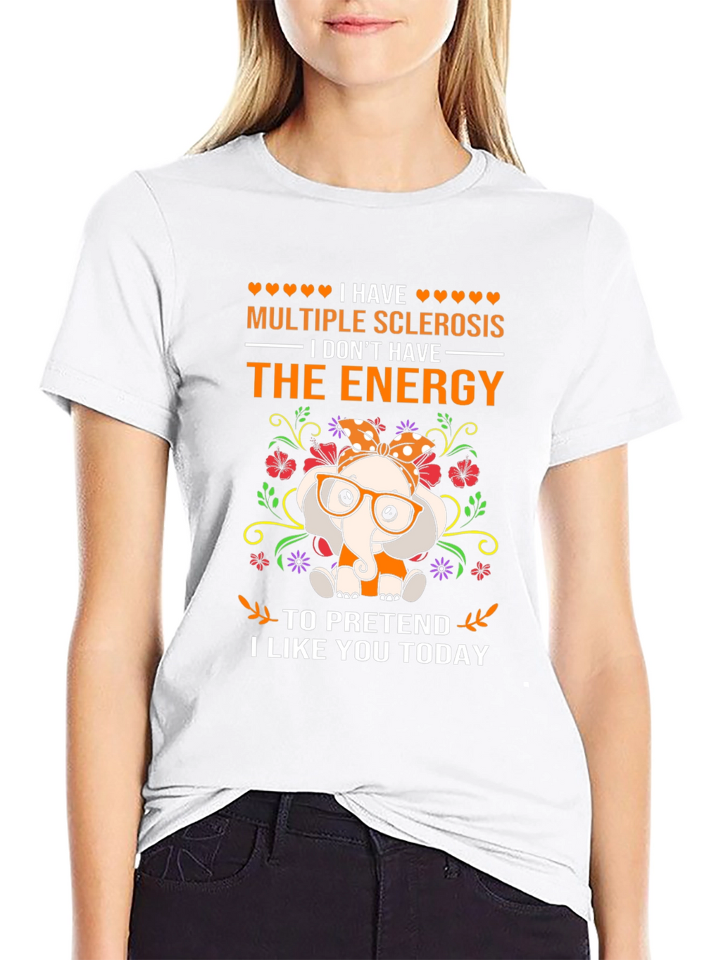 Multiple Sclerosis Awareness Elephant T-Shirt
