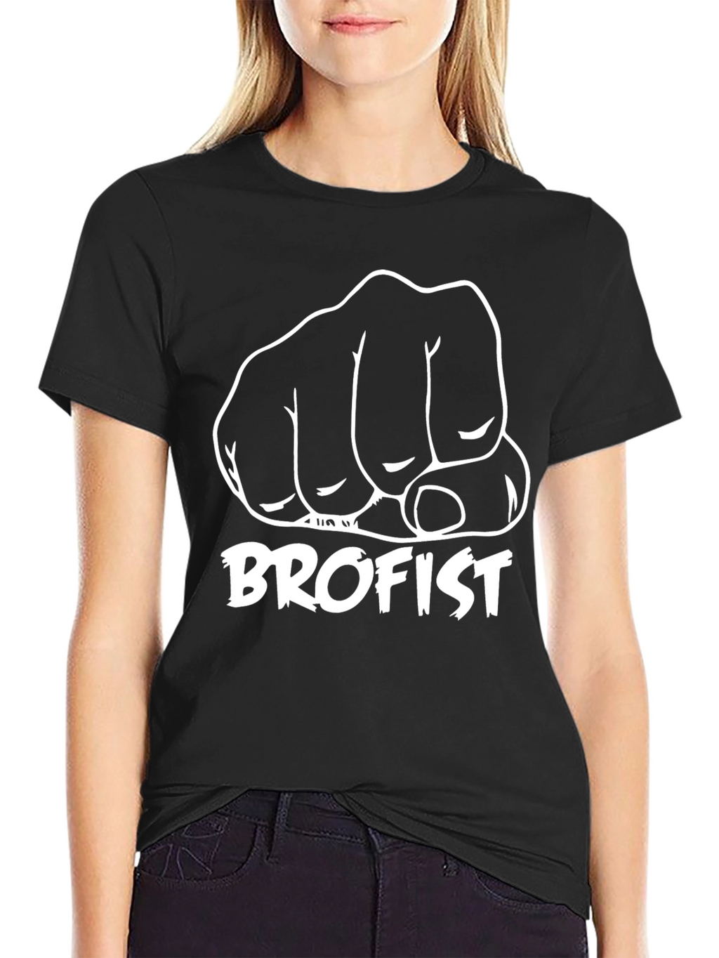 Brofist Graphic T-Shirt - Black Tee