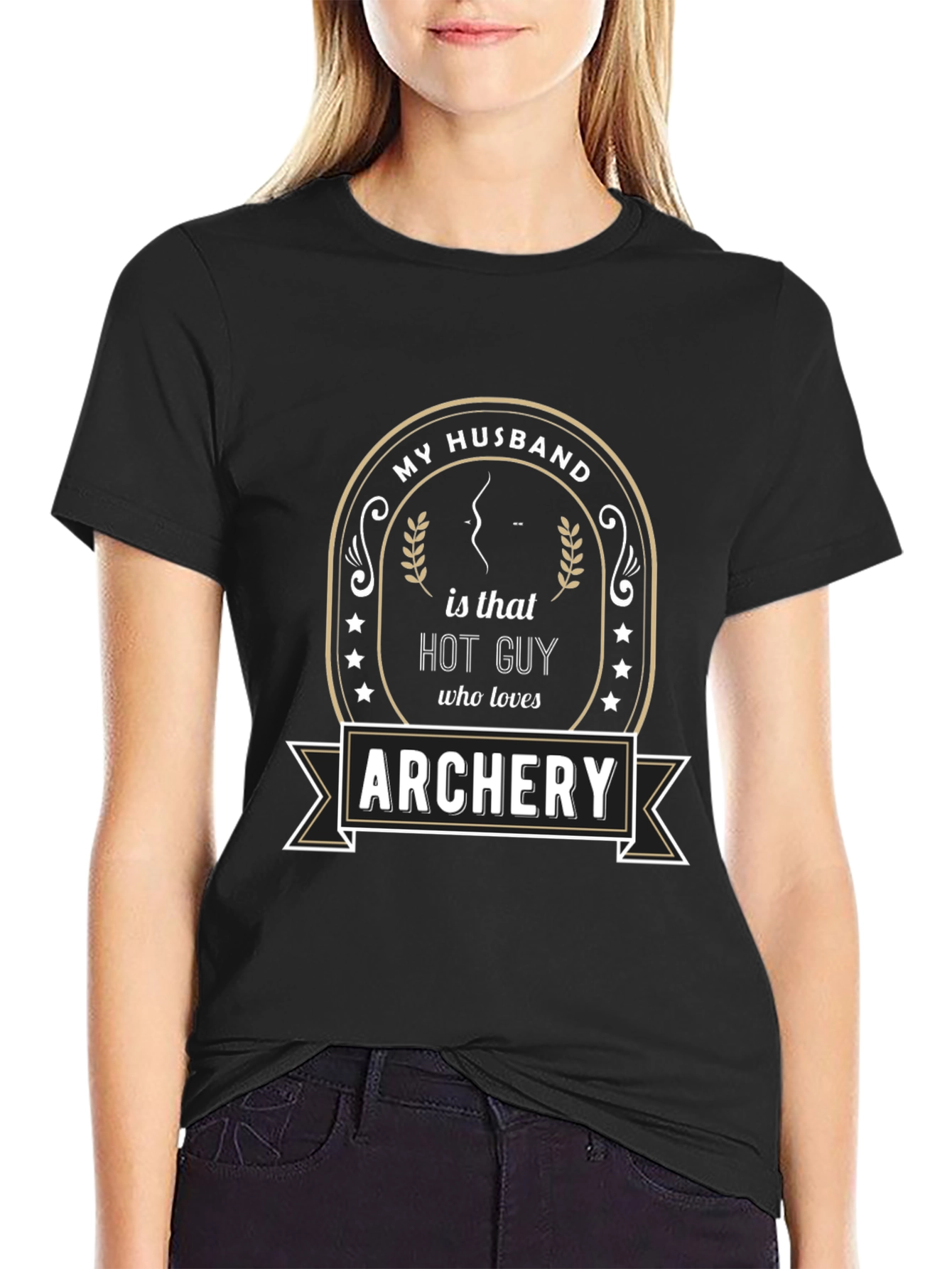 My Husband is That Hot Guy Archery T-Shirt