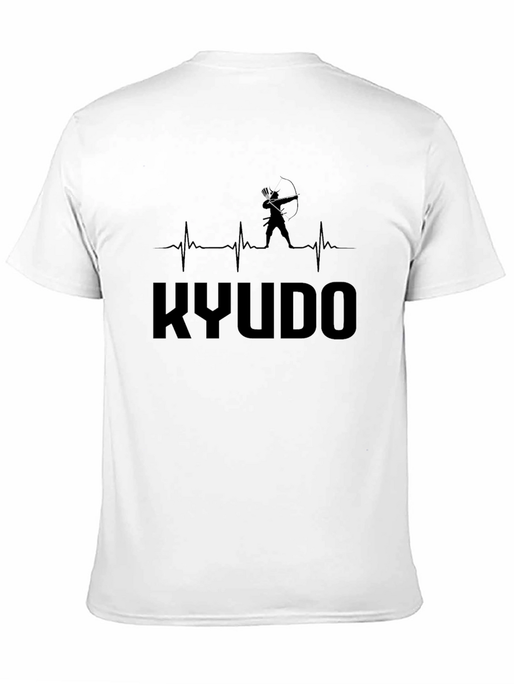 Kyudo Archery T-Shirt - Heartbeat Design