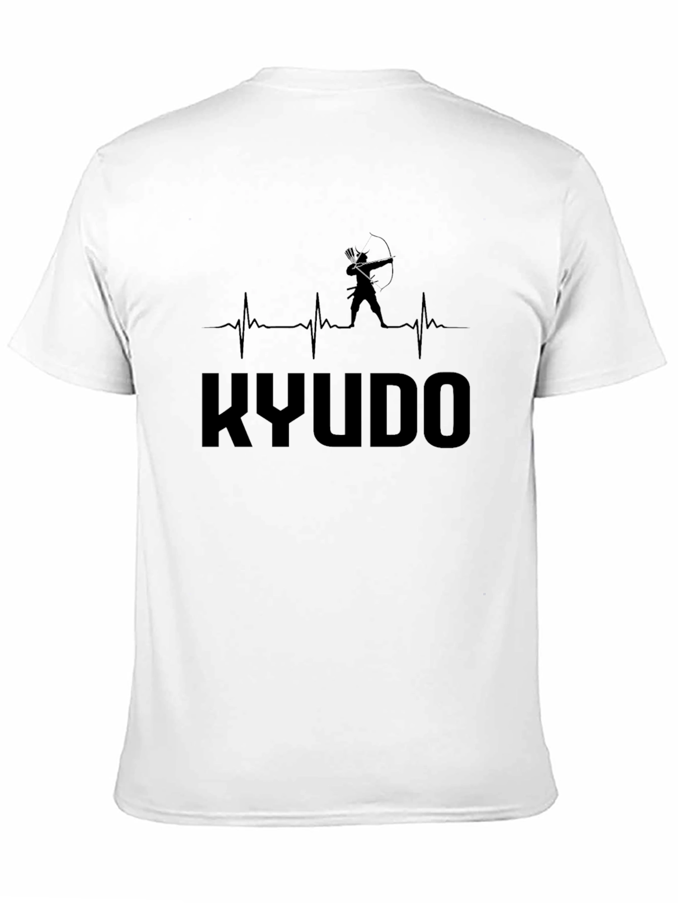 Kyudo Archery T-Shirt - Heartbeat Design