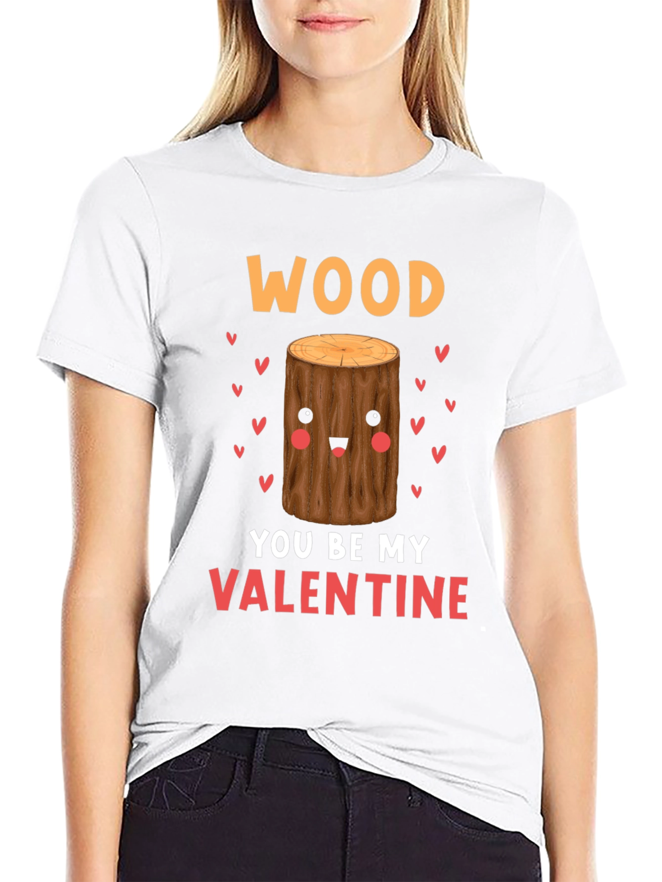Wood You Be My Valentine Tee