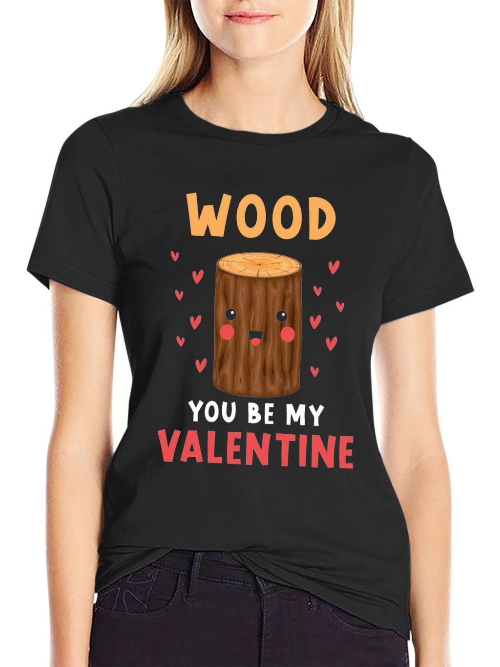 Wood You Be My Valentine Tee