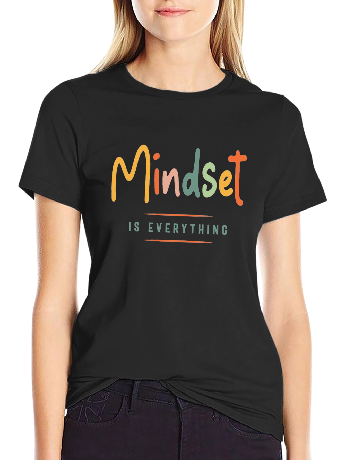 Mindset is Everything Black T-Shirt