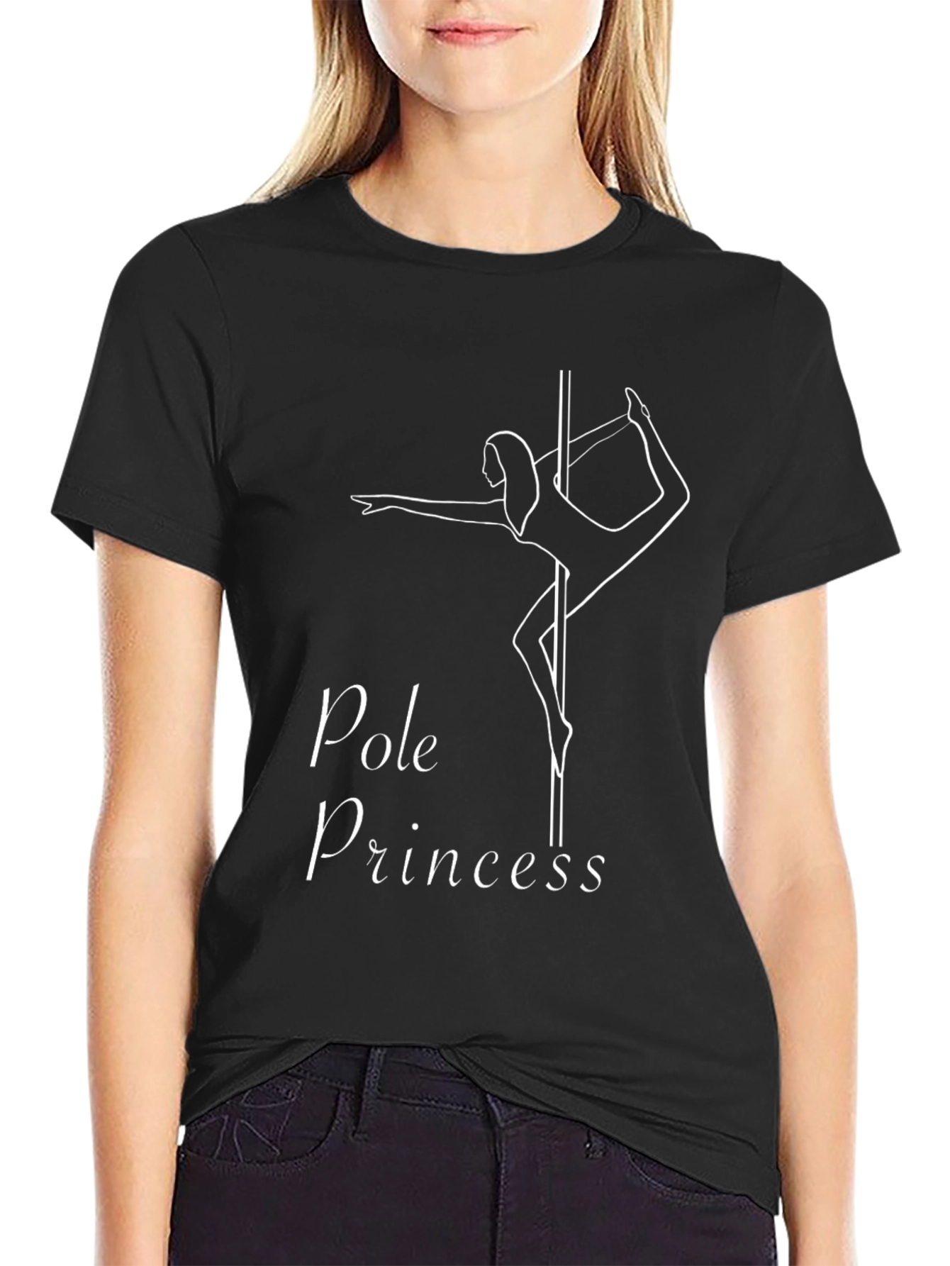 Pole Princess Black T-Shirt