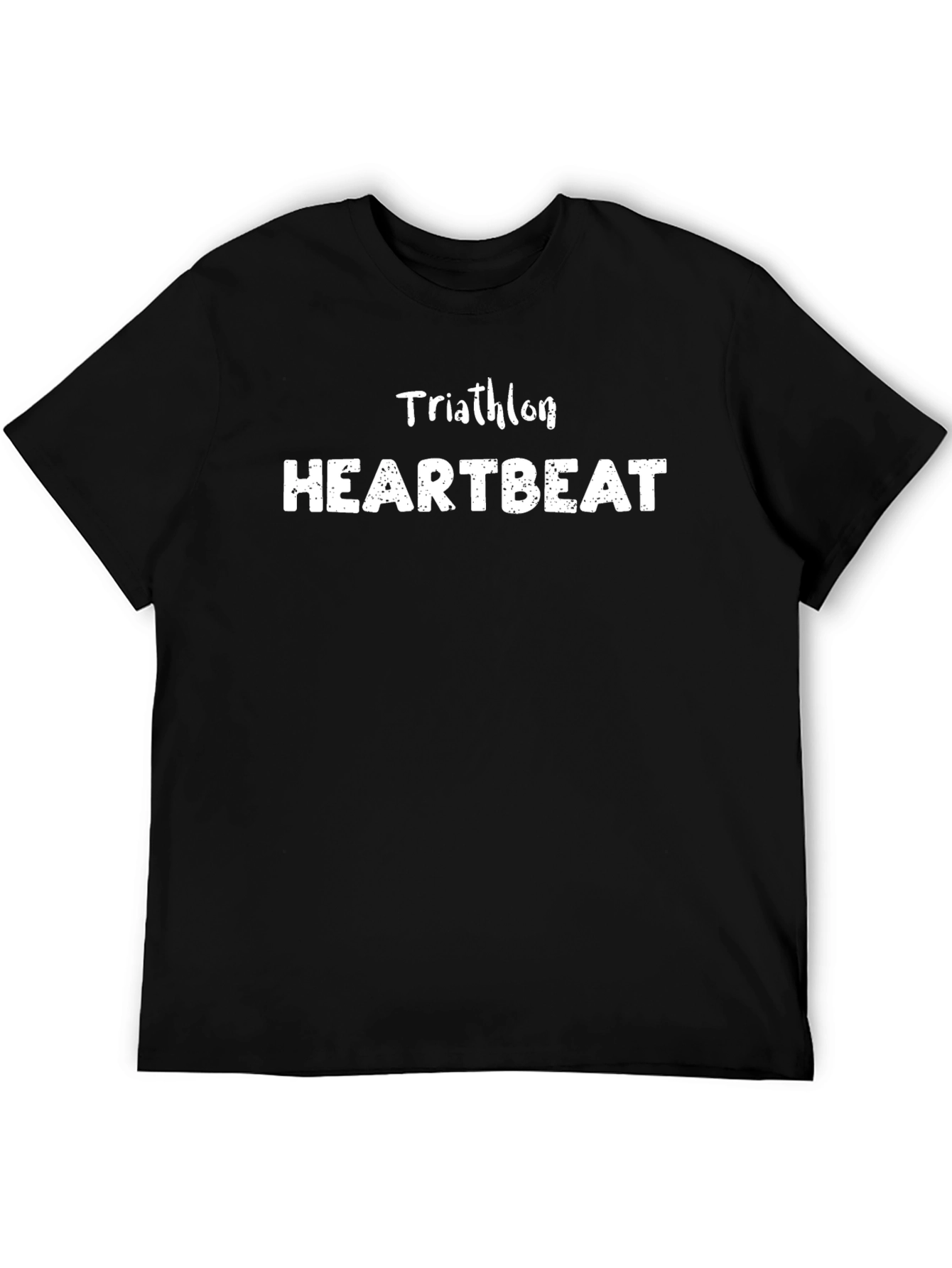 Triathlon Heartbeat T-Shirt -  Athletic Design