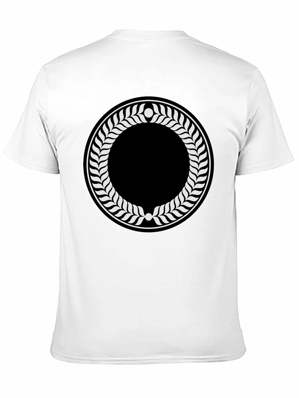 Laurel Wreath Graphic Black T-Shirt
