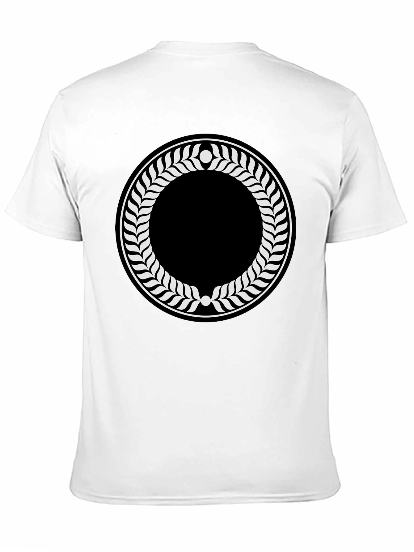 Laurel Wreath Graphic Black T-Shirt