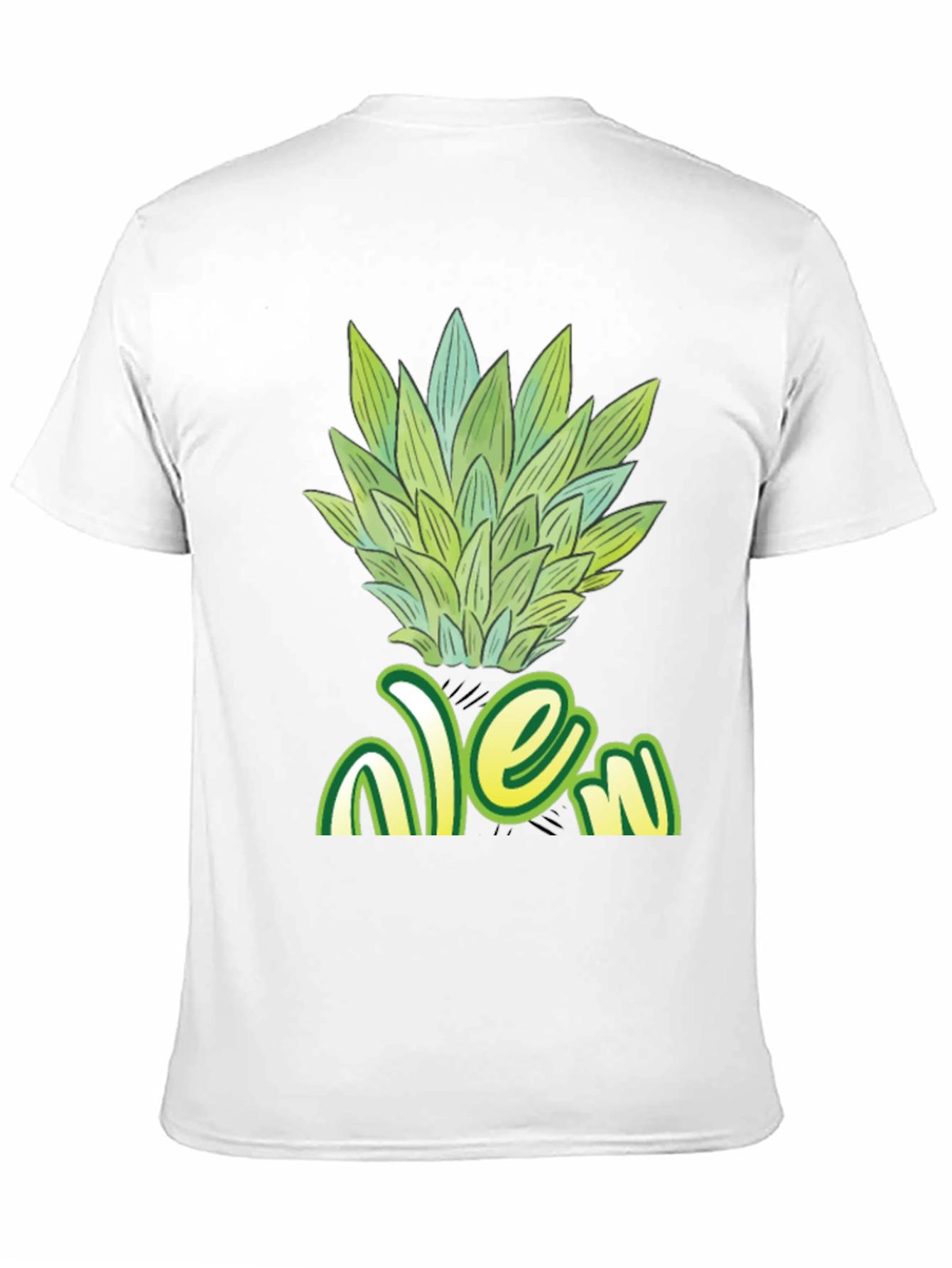 Pineapple Head Black T-Shirt