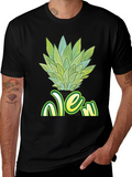Pineapple Head Black T-Shirt