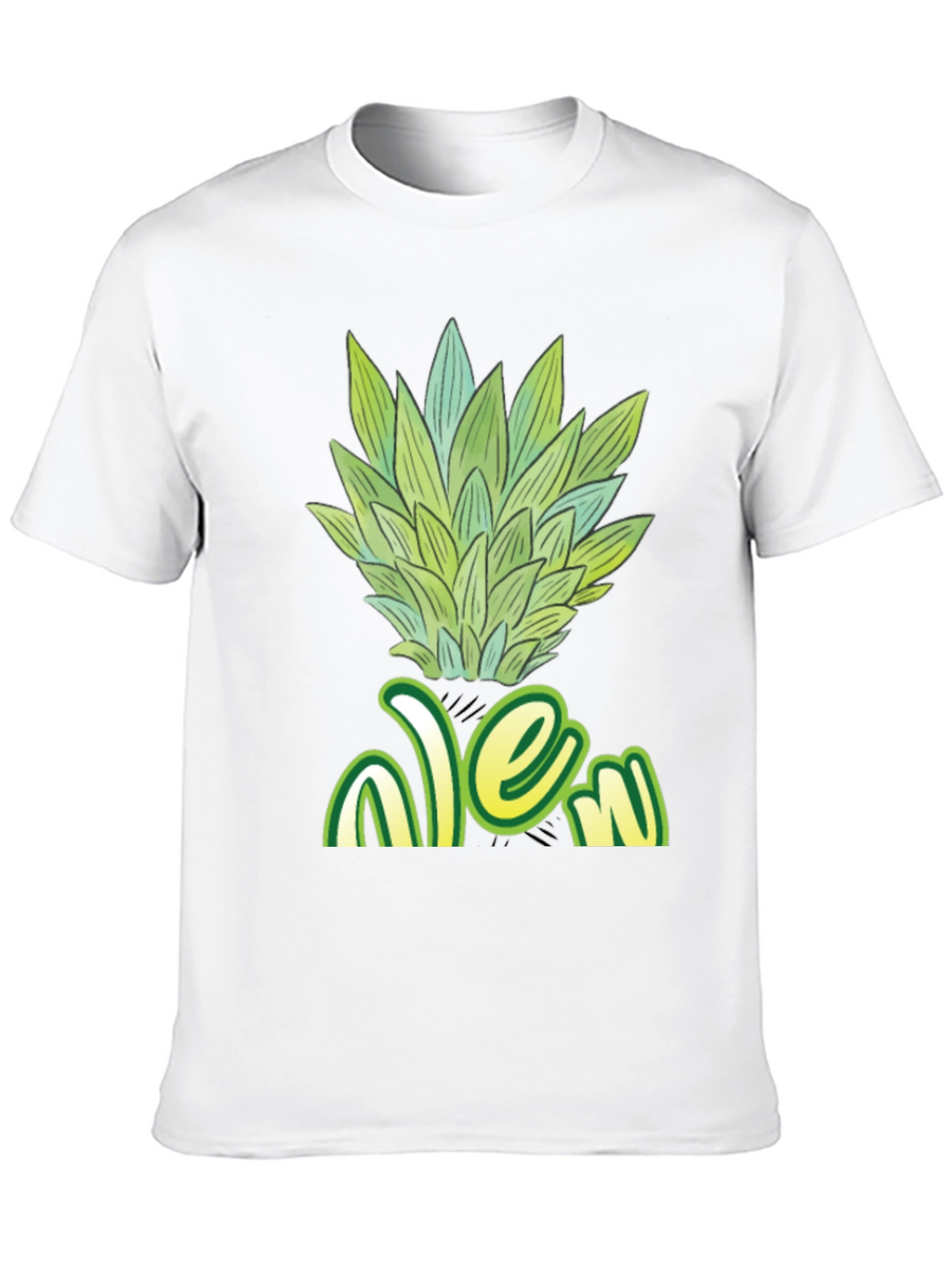 Pineapple Head Black T-Shirt