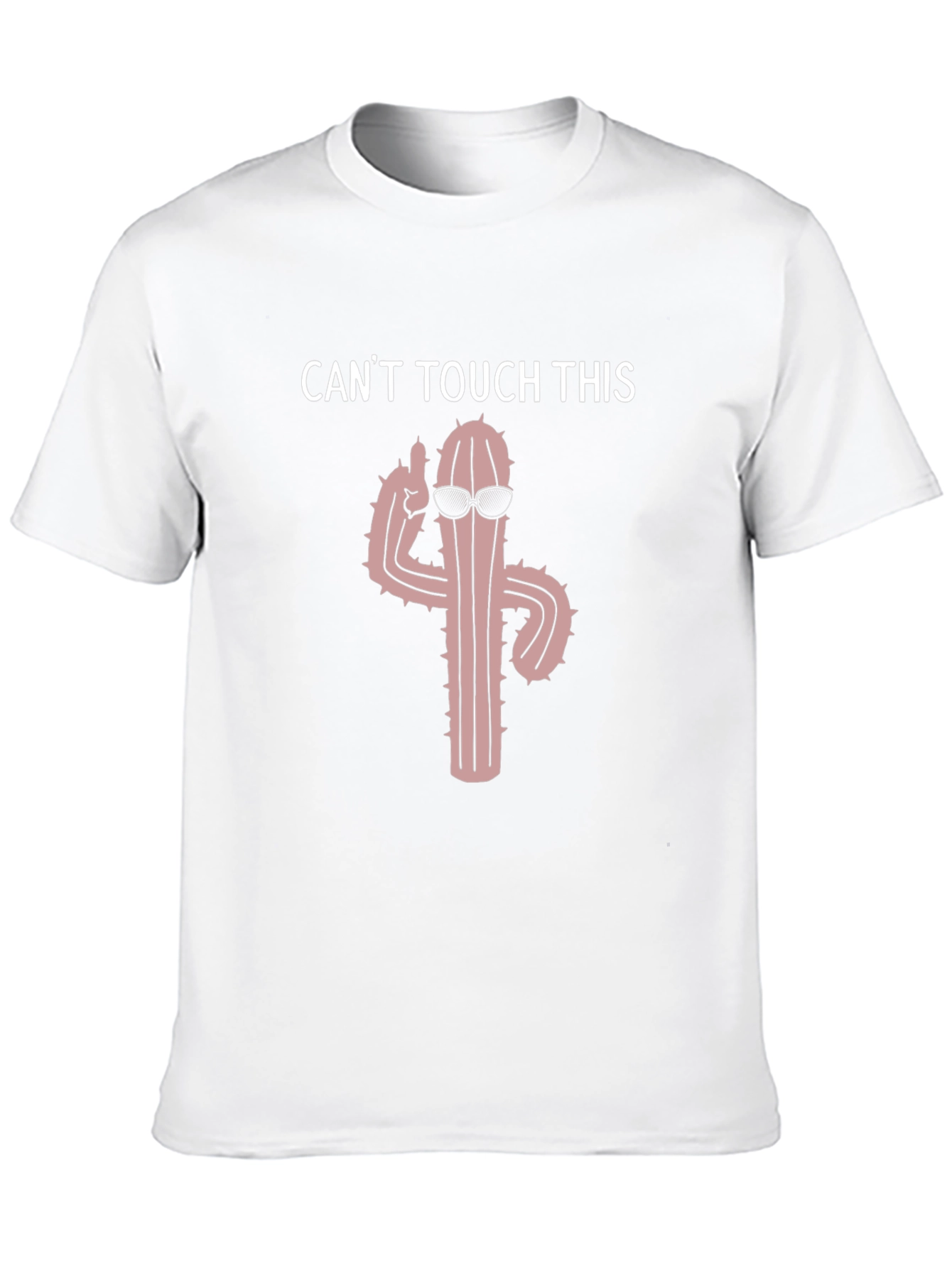 Cant Touch This Cactus Crew Neck Tee