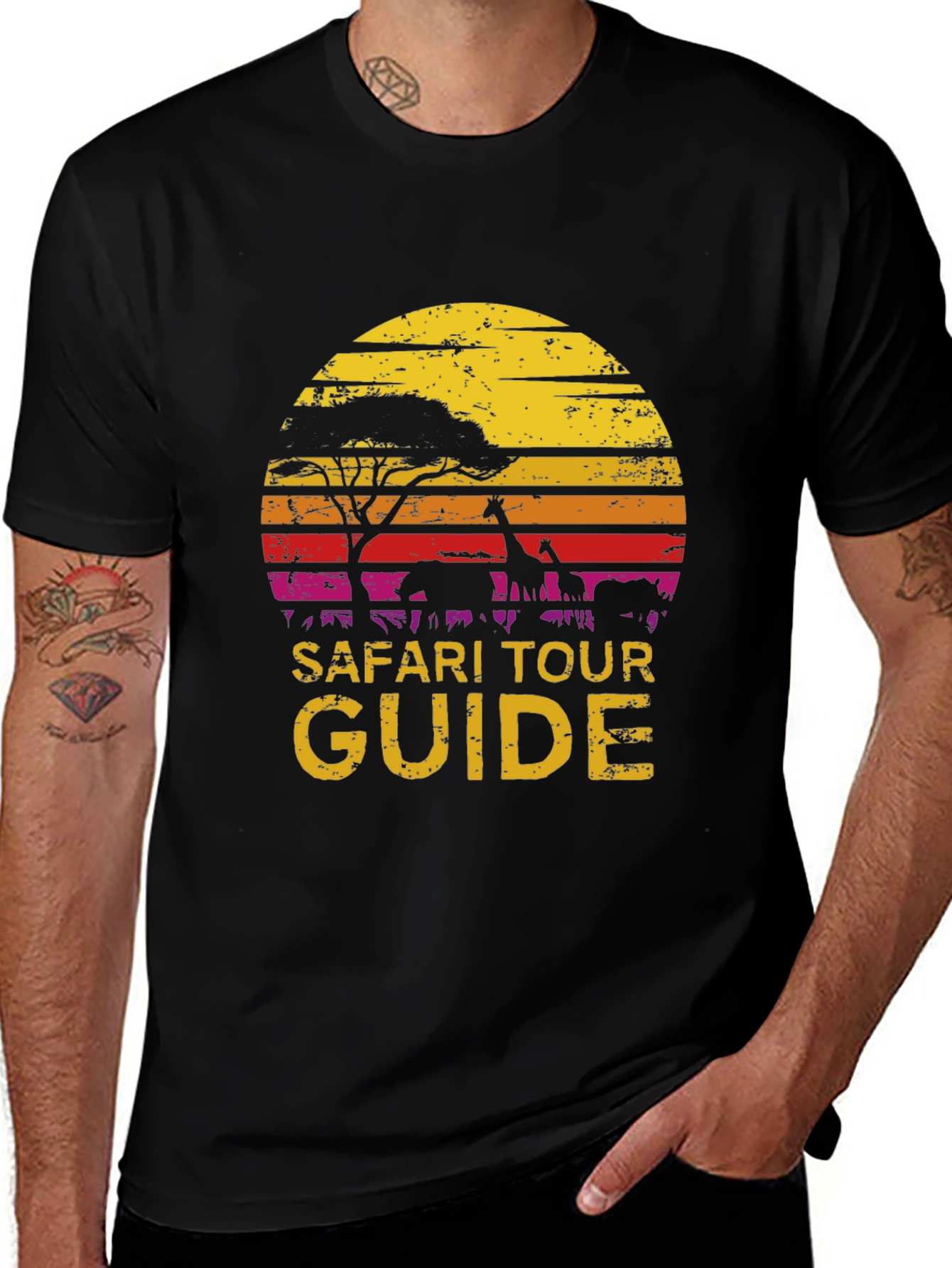 Safari Tour Guide Graphic Tee